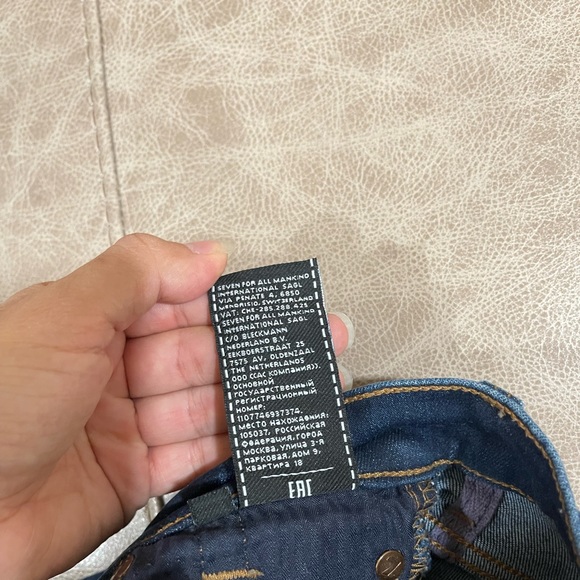 7 For All Mankind Skinny high Waist Jeans - Picture 6 of 8